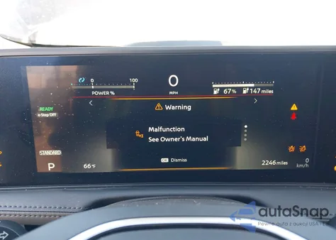 2025 Nissan Ariya Engage из США, поврежденный, VIN JN8CF0BF9SM761932